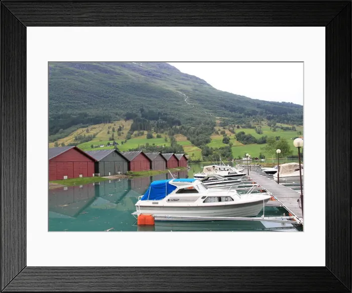 Framed Print : Olden Marina, Oldedalen, Stryn, Nordfjorden, Sogn og Fjordane, Vestlandet, Norway, Scandinavia, Europe Framed Print : Olden Marina, Oldedalen, Stryn, Nordfjorden, Sogn og Fjordane, Vestlandet, Norway, Scandinavia, Europe