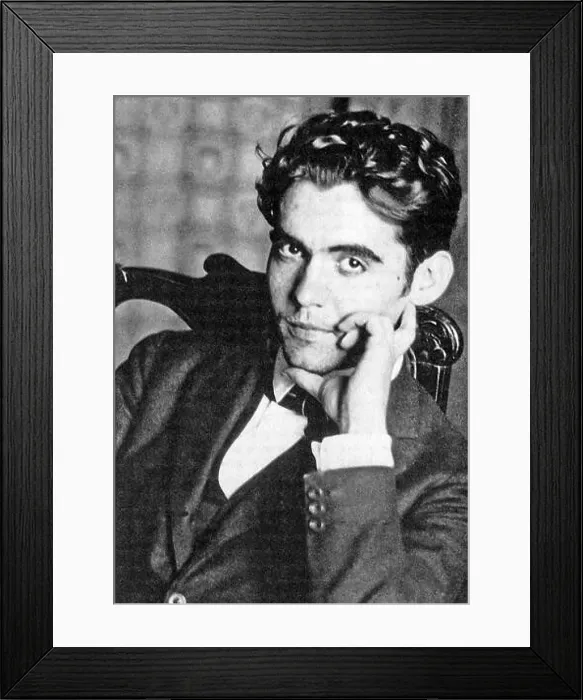 Framed Print : Federico García Lorca, 1898-1936. Lorca was a Spanish poet, playwright, and theatre director Framed Print : Federico García Lorca, 1898-1936. Lorca was a Spanish poet, playwright, and theatre director