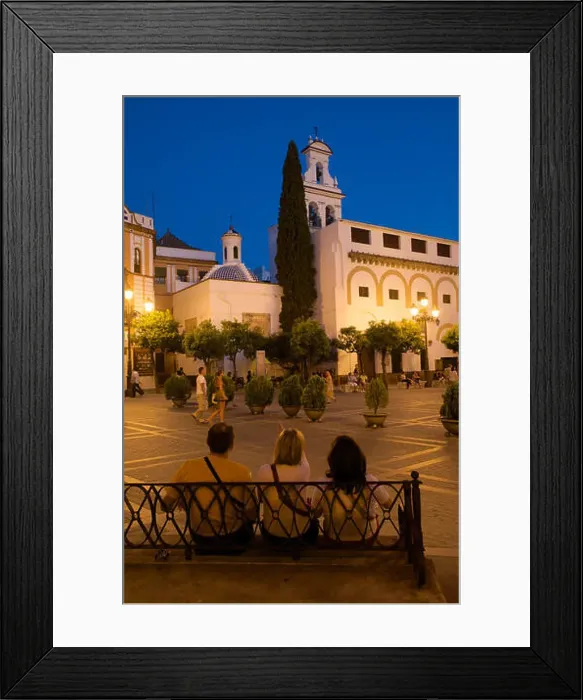 Framed Print : Plaza in front of the cathedral, Giralda, Sevilla, Andalusia, Spain, Europe Framed Print : Plaza in front of the cathedral, Giralda, Sevilla, Andalusia, Spain, Europe