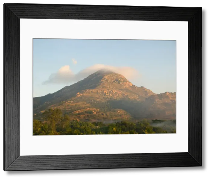 Framed Print : Arunachala Hill in Tiruvannamalai in Tamil Nadu India Framed Print : Arunachala Hill in Tiruvannamalai in Tamil Nadu India