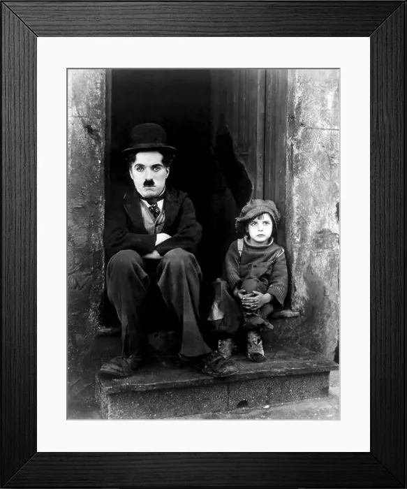 Framed Print : The Kid is a 1921 American silent comedy-drama film written Framed Print : The Kid is a 1921 American silent comedy-drama film written