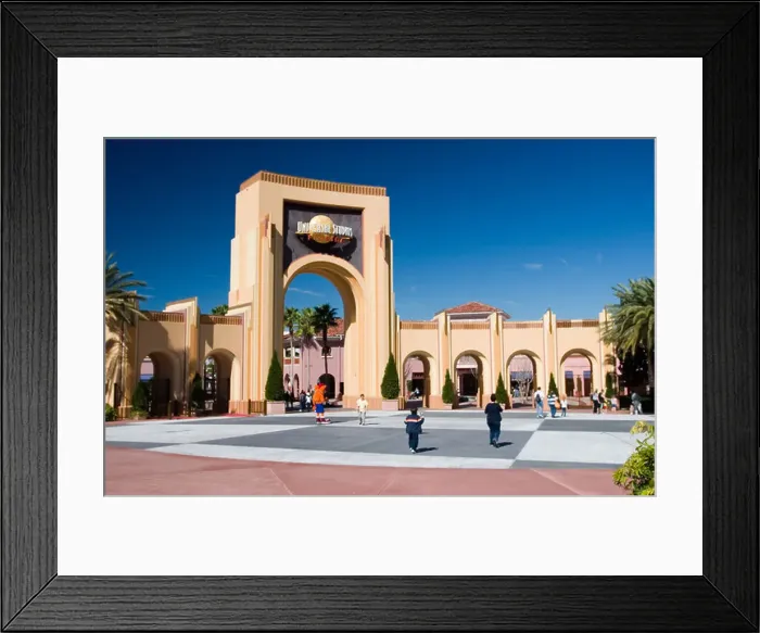 Framed Print : Arches at entrance to Universal Studios Orlando Florida Framed Print : Arches at entrance to Universal Studios Orlando Florida