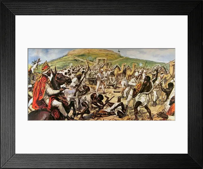 Framed Print : First Italo-Ethiopian War. Conflict between Italy and Ethiopia Framed Print : First Italo-Ethiopian War. Conflict between Italy and Ethiopia