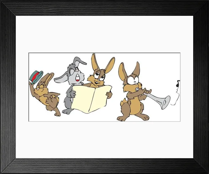 Framed Print : Animals playing intruments Framed Print : Animals playing intruments