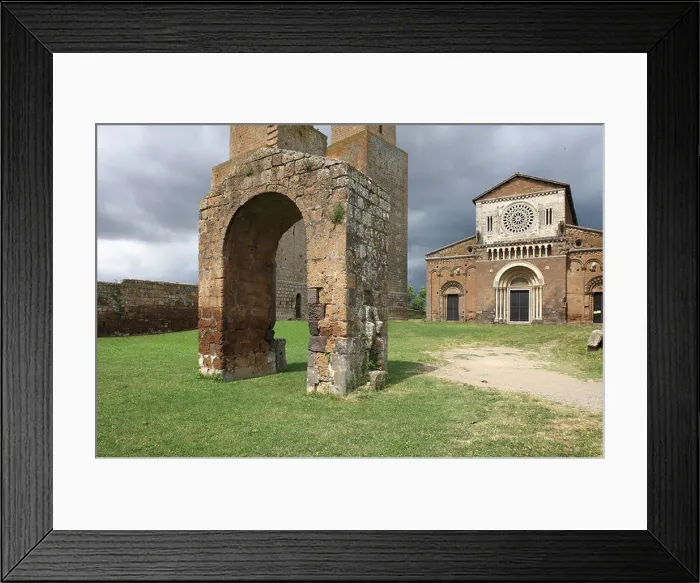 Framed Print : St.. Peter Church, Tuscania, Viterbo, Lazio, Italy, Europe Framed Print : St.. Peter Church, Tuscania, Viterbo, Lazio, Italy, Europe