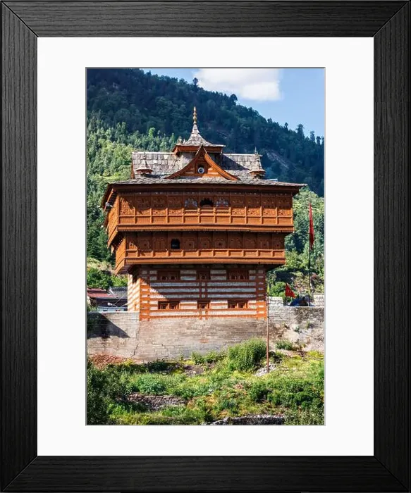 Framed Print : Bhimakali Temple, Sarahan, Himachal Pradesh Framed Print : Bhimakali Temple, Sarahan, Himachal Pradesh