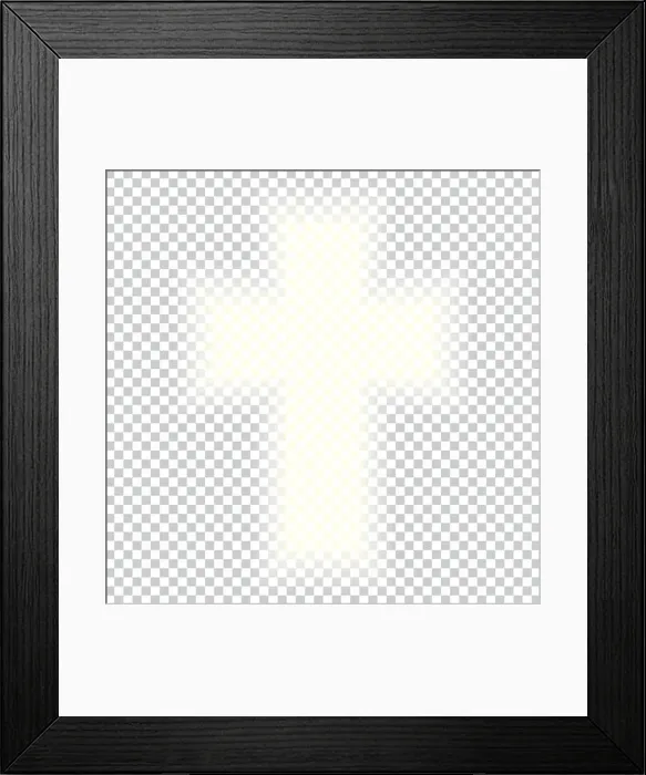 Framed Print : Shining Holy Cross on abstract background. Grey white halftone modern bright art. Blurred pattern background Framed Print : Shining Holy Cross on abstract background. Grey white halftone modern bright art. Blurred pattern background