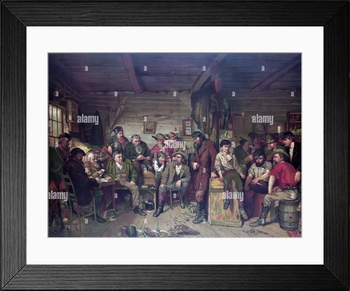 Framed Print : Chromolithograph by John Mulvany entitled Framed Print : Chromolithograph by John Mulvany entitled