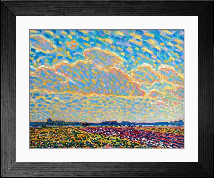 Framed Print : Evening landscape near Montfoort 1909 Leo Gestel 1881 - 1941 Netherlands Dutch Framed Print : Evening landscape near Montfoort 1909 Leo Gestel 1881 - 1941 Netherlands Dutch