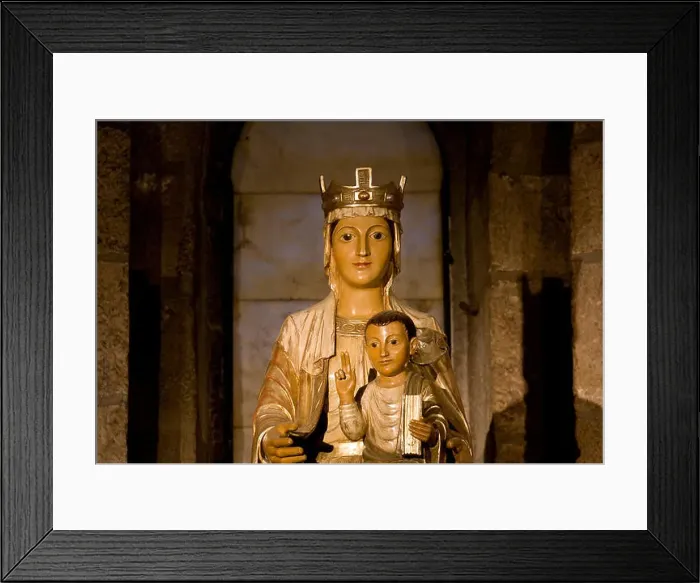 Framed Print : Leyre Virgin. Leyre Monastery. Navarre. Spain Framed Print : Leyre Virgin. Leyre Monastery. Navarre. Spain