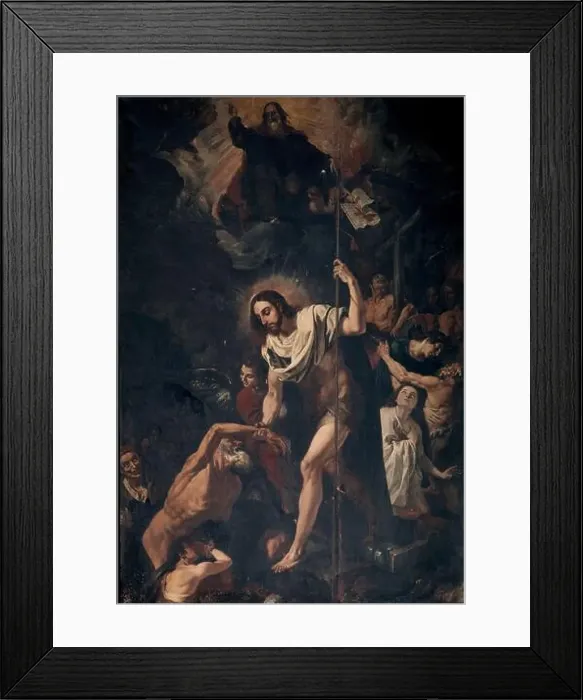 Framed Print : DESCENSO DE CRISTO A LOS INFIERNOS Framed Print : DESCENSO DE CRISTO A LOS INFIERNOS