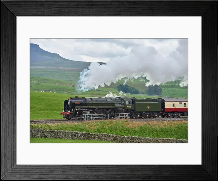 Framed Print : Preserved steam locomotive no 70000 Britannia Framed Print : Preserved steam locomotive no 70000 Britannia