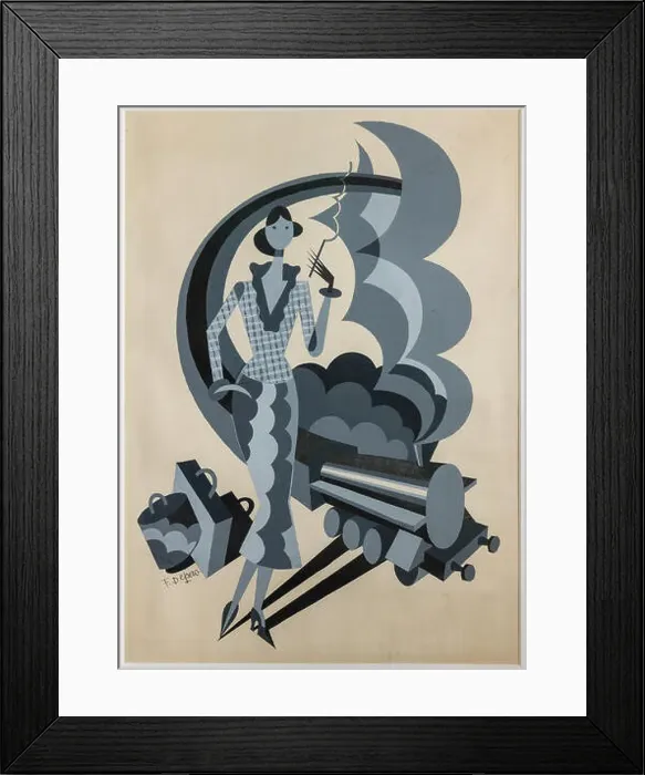 Framed Print : Rovereto, Casa Depero: studio di illustrazione In attesa del treno Framed Print : Rovereto, Casa Depero: studio di illustrazione In attesa del treno