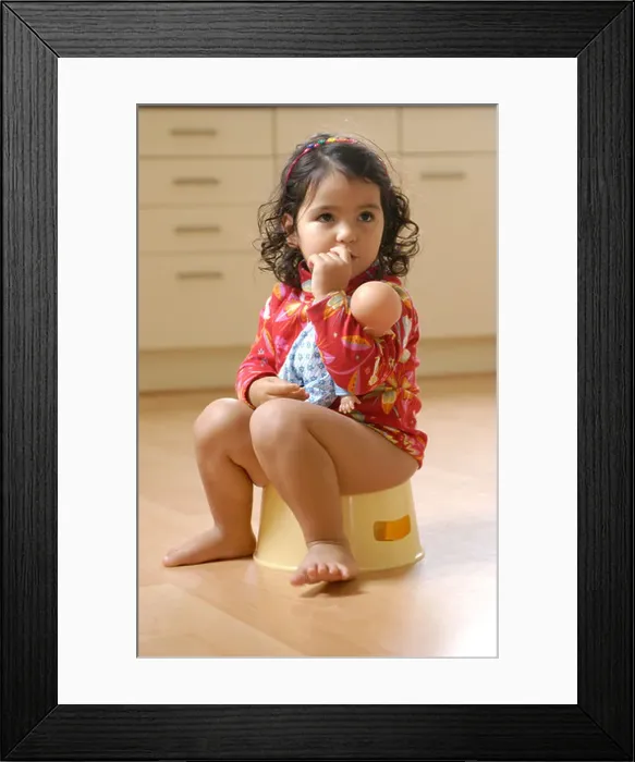 Framed Print : potty training Framed Print : potty training