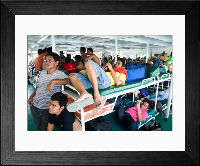 Framed Print : ferry to san carlos from cebu, philippines Framed Print : ferry to san carlos from cebu, philippines