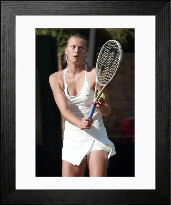 Framed Print : MARIA SHARAPOVA WIMBLEDON CHAMPIONSHIPS 2004 WIMBLEDON LONDON ENGLAND 24 June 2004 Framed Print : MARIA SHARAPOVA WIMBLEDON CHAMPIONSHIPS 2004 WIMBLEDON LONDON ENGLAND 24 June 2004