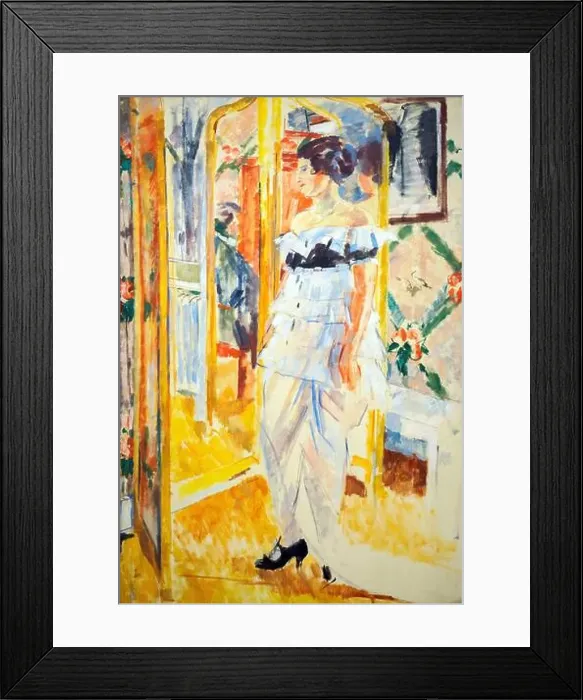 Framed Print : Portrait of Mrs. Giroux (1912 / 1913) by Rik Wouters (1882-1916) oil on canvas Framed Print : Portrait of Mrs. Giroux (1912 / 1913) by Rik Wouters (1882-1916) oil on canvas