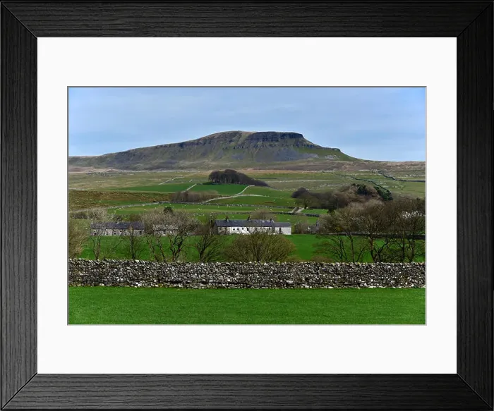 Framed Print : Pen-y-Ghent from Horton-in-Ribblesdale, Craven, North Yorkshire, England, United Kingdom, Europe Framed Print : Pen-y-Ghent from Horton-in-Ribblesdale, Craven, North Yorkshire, England, United Kingdom, Europe