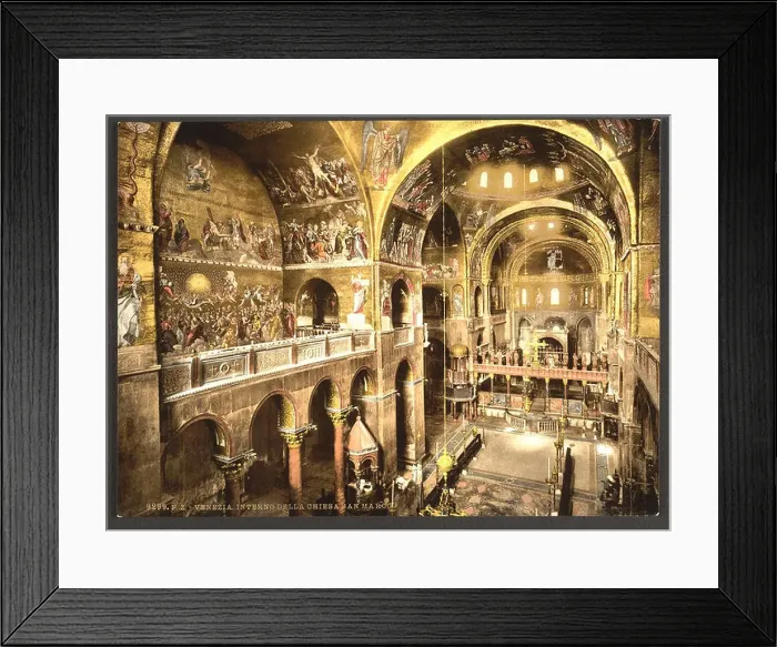 Framed Print : A photograph of the interior of St Framed Print : A photograph of the interior of St