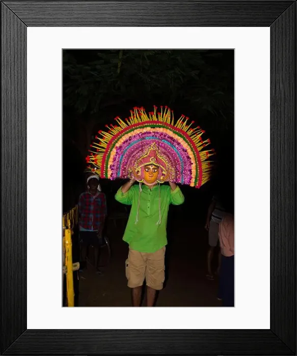 Framed Print : Chhau dance, also spelled as Chau or Chhaau