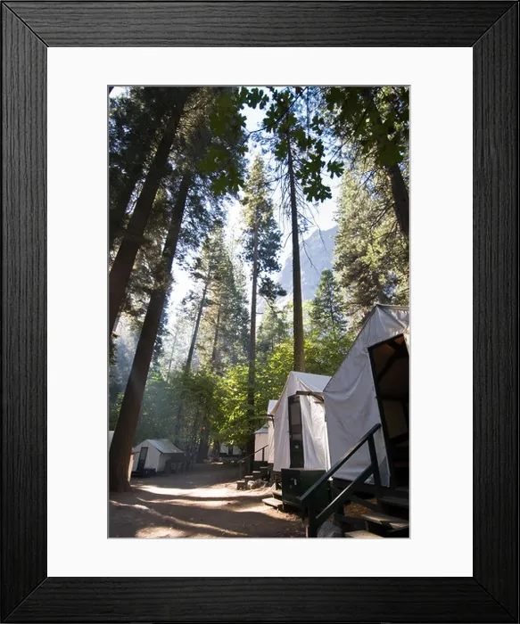 Framed Print : Curry Village in Yosemite National Park, California Framed Print : Curry Village in Yosemite National Park, California