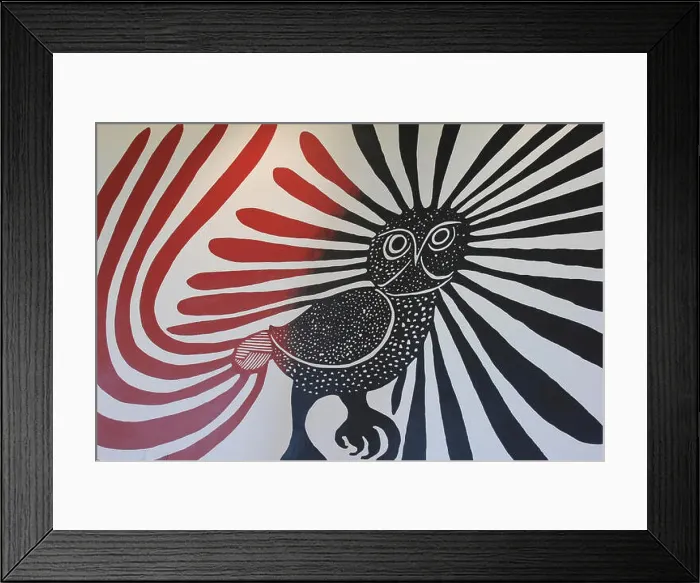 Framed Print : The Enchanted Owl by Kenojuak Ashevak at Iqaluit Airport, Baffin Island, Canada Framed Print : The Enchanted Owl by Kenojuak Ashevak at Iqaluit Airport, Baffin Island, Canada