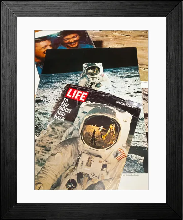 Framed Print : Life Magazine article on America's Moon Landing 1969 Framed Print : Life Magazine article on America's Moon Landing 1969