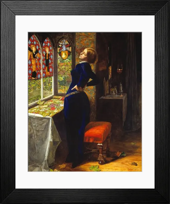 Framed Print : Mariana, 1851, Painting by John Everett Millais Framed Print : Mariana, 1851, Painting by John Everett Millais