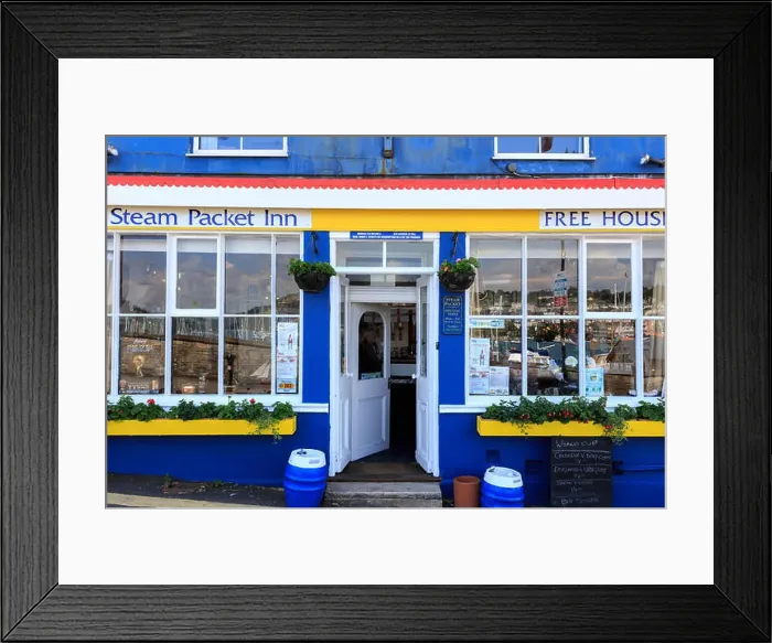 Framed Print : steam packet inn kingswear devon england Framed Print : steam packet inn kingswear devon england