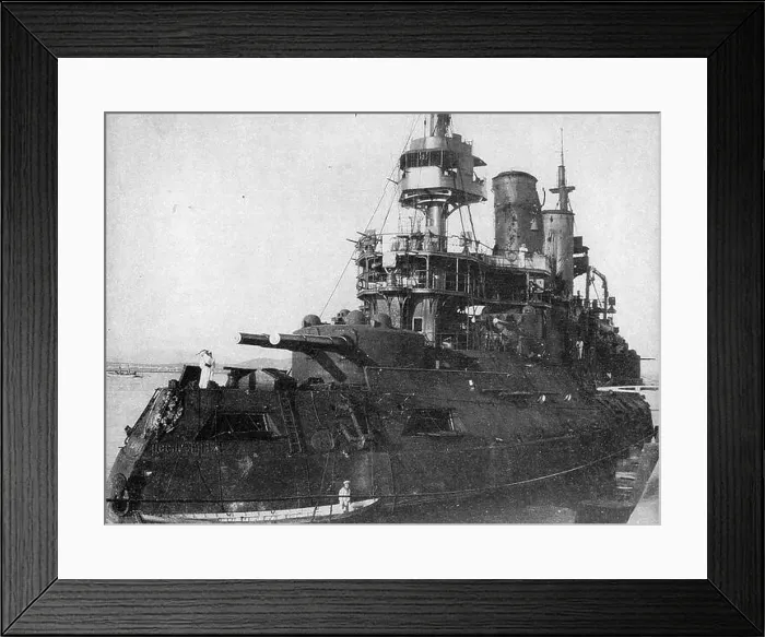 Framed Print : The Tsesarevich was a Russian Imperial Navy ship Framed Print : The Tsesarevich was a Russian Imperial Navy ship