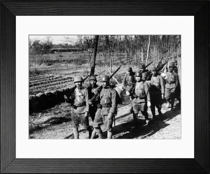 Framed Print : geography / travel, Japan, military, Japanese soldiers, China, 1930s Framed Print : geography / travel, Japan, military, Japanese soldiers, China, 1930s