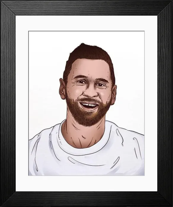 Framed Print : SUQIAN, CHINA - JUNE 10, 2023 - Illustration: Messi Framed Print : SUQIAN, CHINA - JUNE 10, 2023 - Illustration: Messi