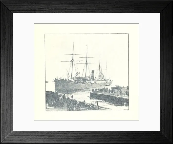 Framed Print : Image from page 29 of Castle Line. Views of the Fleet Framed Print : Image from page 29 of Castle Line. Views of the Fleet
