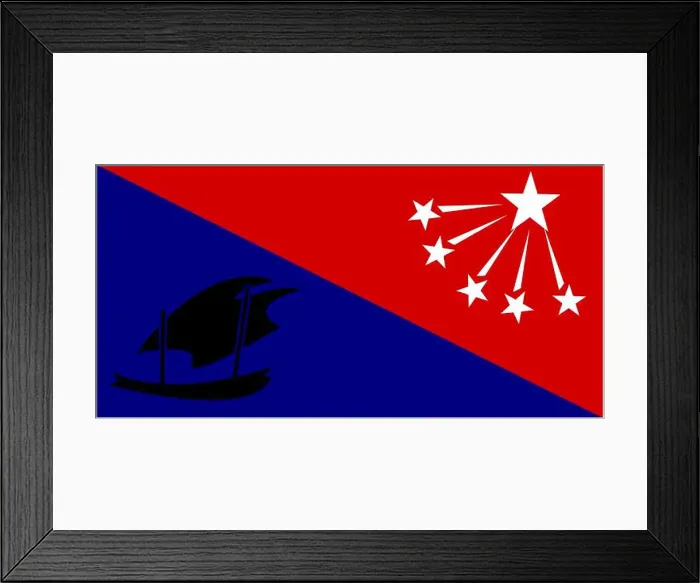 Framed Print : Flag of Central Province (Independent State of Papua New Guinea) Sentral Provins Framed Print : Flag of Central Province (Independent State of Papua New Guinea) Sentral Provins
