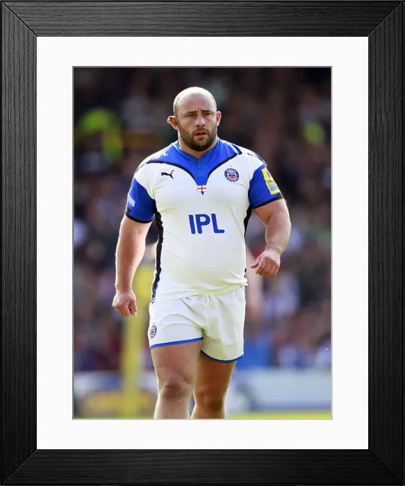 Framed Print : DAVID FLATMAN BATH RUGBY BATH RUGBY HEADINGLEY CARNEGIE LEEDS ENGLAND 05 September 2010
