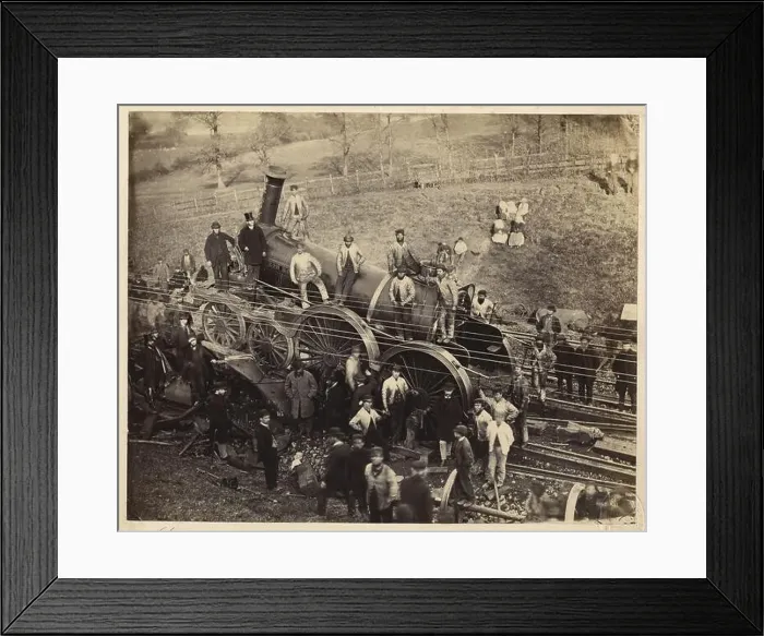 Framed Print : The Wreck of the Rob Roy, 1868. Photography by Richard H. Barrett Framed Print : The Wreck of the Rob Roy, 1868. Photography by Richard H. Barrett