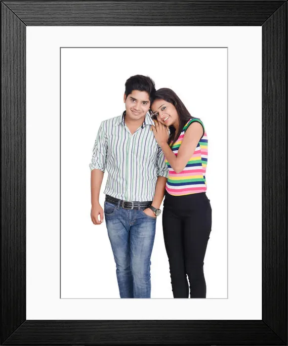 Framed Print : indian Beautiful Couple Romance
