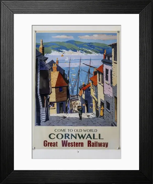 Framed Print : Bodmin, Cornwall, UK, June 13. Tourist poster at the General railway station in Bodmin, Cornwall on June 13, 2023 Framed Print : Bodmin, Cornwall, UK, June 13. Tourist poster at the General railway station in Bodmin, Cornwall on June 13, 2023