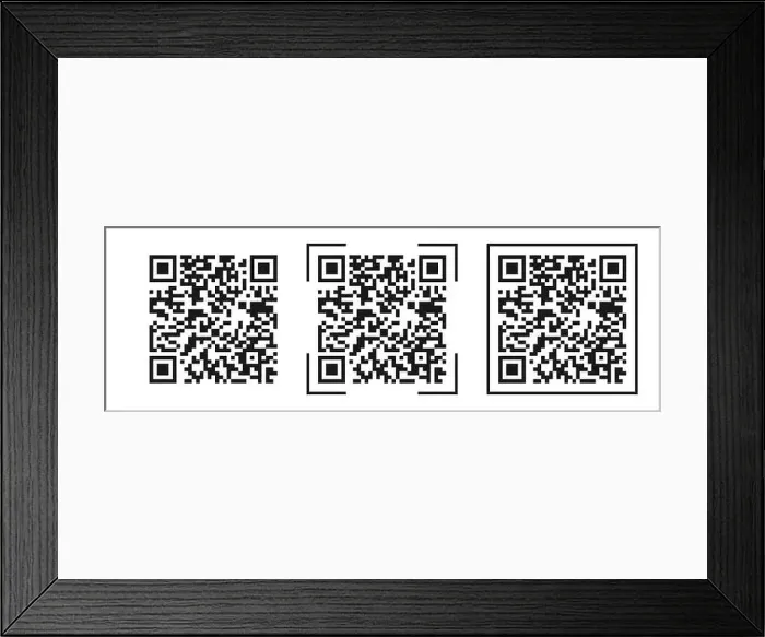Framed Print : Scan QR code icon. Digital scanning qr Framed Print : Scan QR code icon. Digital scanning qr