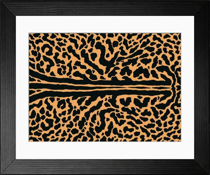 Framed Print : King cheetah skin pattern design Framed Print : King cheetah skin pattern design