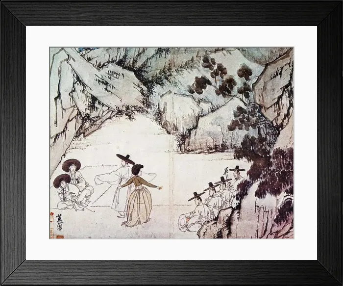 Framed Print : HEWON, SHIN YUN BOK, KANSONG MUSEUM Framed Print : HEWON, SHIN YUN BOK, KANSONG MUSEUM