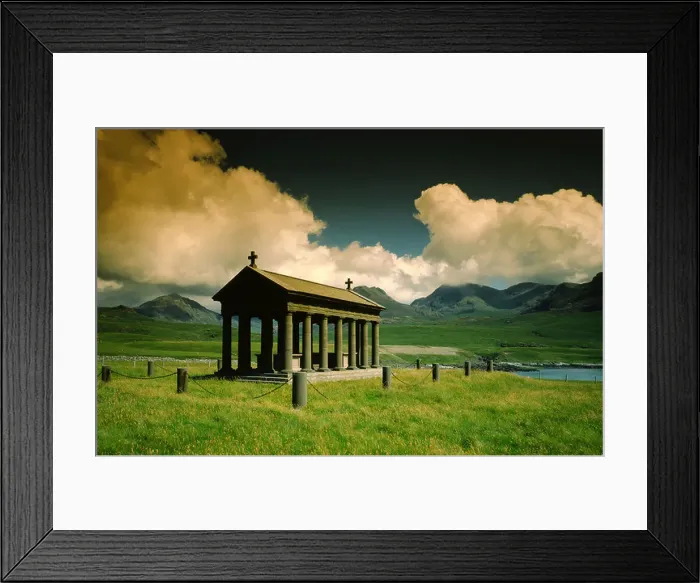 Framed Print : Bullough family mausoleum in Harris Glen, Island of Rum, western Scotland, UK Framed Print : Bullough family mausoleum in Harris Glen, Island of Rum, western Scotland, UK