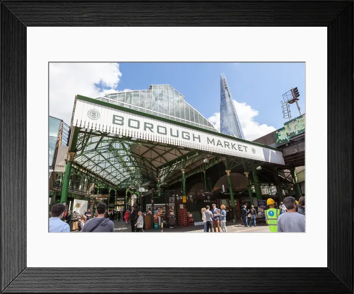 Framed Print : Entrance to Borough Market, near London Bridge Framed Print : Entrance to Borough Market, near London Bridge