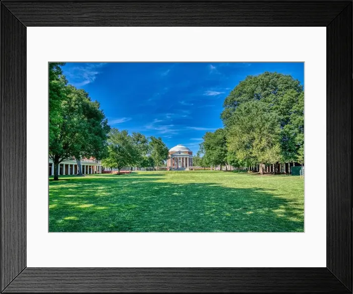 Framed Print : Thomas Jefferson's Academical Village and the Lawn at the University of Virginia in Charlottesville Framed Print : Thomas Jefferson's Academical Village and the Lawn at the University of Virginia in Charlottesville