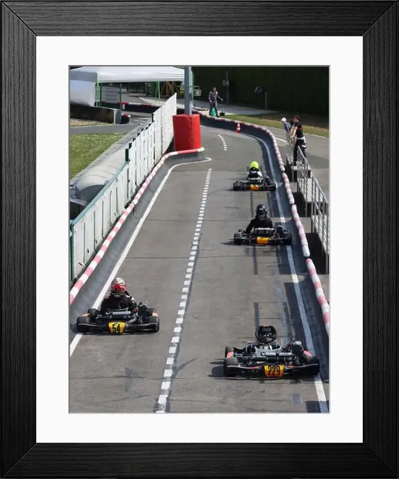 Framed Print : Rotax max Karts with Sodi Sigma chassis at the competition track of RKC karting, France Framed Print : Rotax max Karts with Sodi Sigma chassis at the competition track of RKC karting, France