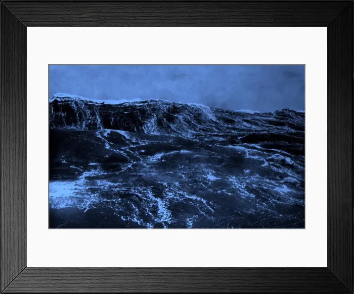Framed Print : Hurricane at sea, South of Cape Horn. Circa 1920 by Graf Larisch Framed Print : Hurricane at sea, South of Cape Horn. Circa 1920 by Graf Larisch