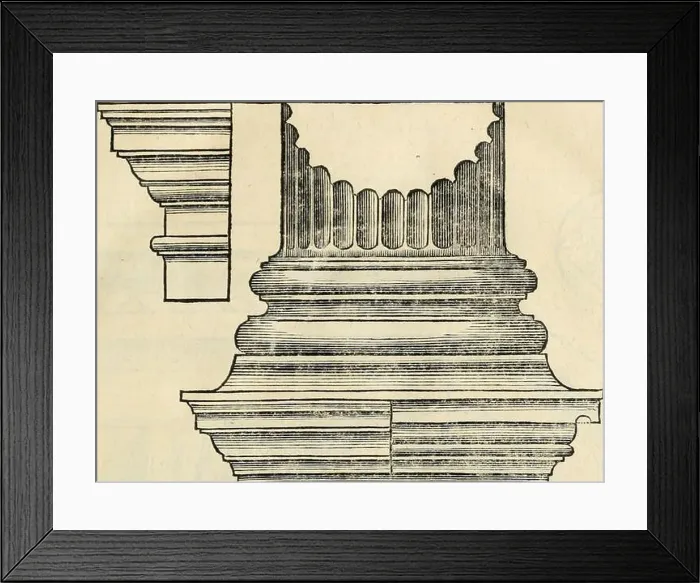 Framed Print : Arte y uso de arquitectura. Tom. II. E3 CA- 55. ANDREA PALADIO Framed Print : Arte y uso de arquitectura. Tom. II. E3 CA- 55. ANDREA PALADIO