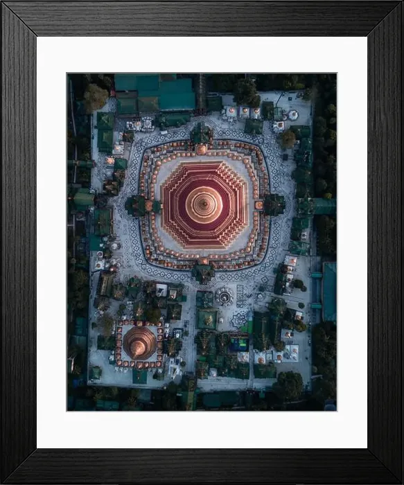 Framed Print : ASTONISHING aerial images have captured a bird's eye view of the dazzling Buddhist temples of Myanmar Framed Print : ASTONISHING aerial images have captured a bird's eye view of the dazzling Buddhist temples of Myanmar