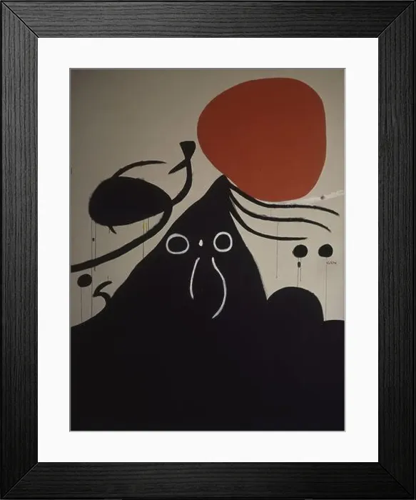 Framed Print : FEMME DEVANT LE SOLEIL I / MUJER DELANTE DE EL SOL I Framed Print : FEMME DEVANT LE SOLEIL I / MUJER DELANTE DE EL SOL I