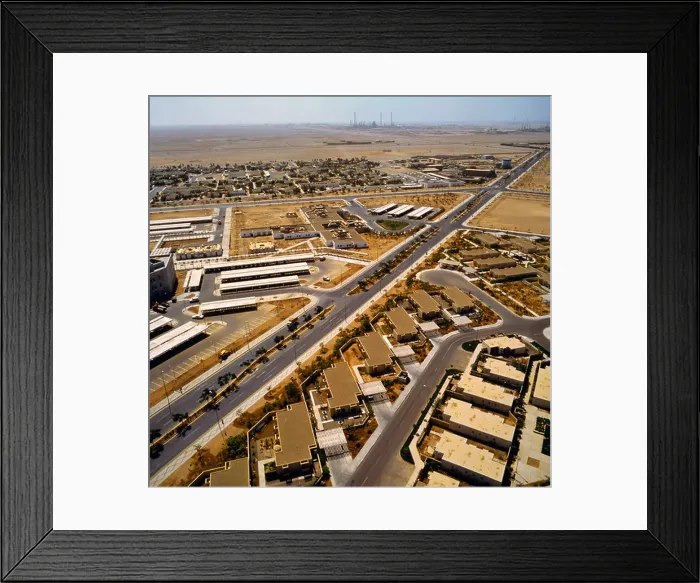Framed Print : Yanbu Saudi Arabia Aerial Of City Framed Print : Yanbu Saudi Arabia Aerial Of City